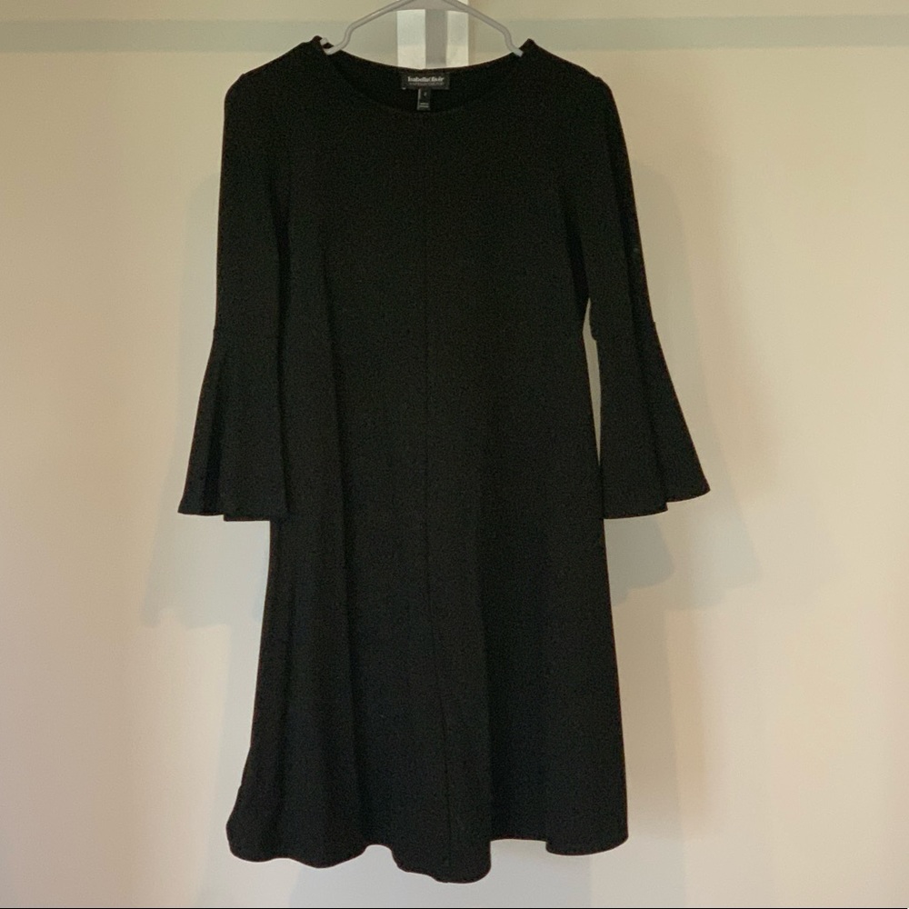 Isabella Oliver Black Maternity Midi Dress